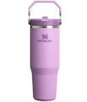 Stanley IceFlow 2.0 Flip Straw Tumbler with Handle 30 oz Twist On Lid and Flip Up Straw Leak Resistant Water Bottle Insulated Stainless Steel BPA-Free Lilac